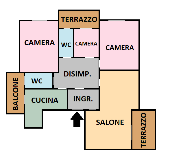 PLAN VIA GIORGIO ENRICO FALCK